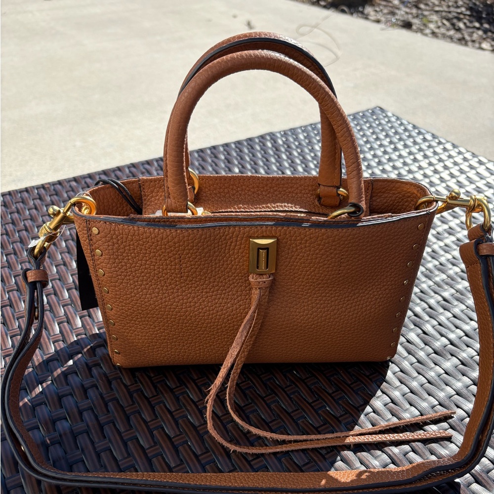 Rebecca Minkoff Darren Top Handle Crossbody Caramello